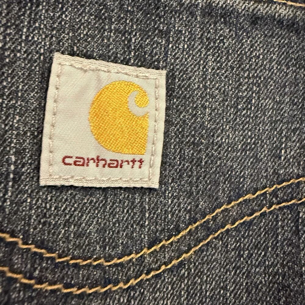 Mens Carhartt Holter Jeans 40 X 32 Relaxed Fit Straight Leg Denim Bed Rock NWT - Picture 4 of 10